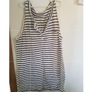 Striped tshirt dress